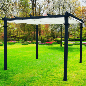 Gazebo Illinois 3x3 mt con struttura in alluminio