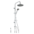 Saliscendi Doccia Jacuzzi EASY h 97 cm Cromato