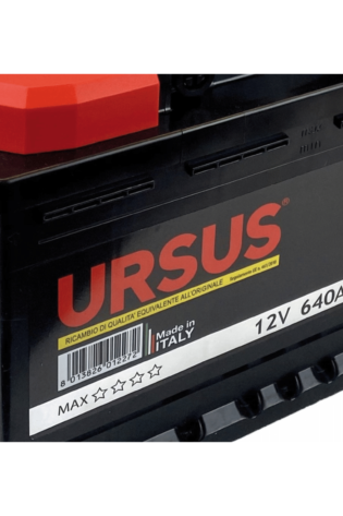 Batteria auto 120 ah 12 V URSUS Made in Italy