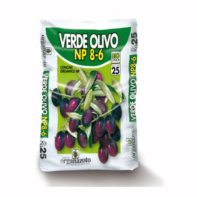 Concime biologico verde olivo 25 kg