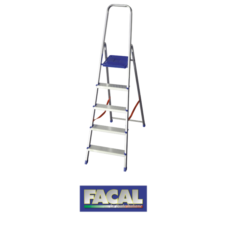 Scala alluminio Facal Domus 3/8 gradini Alfaworld