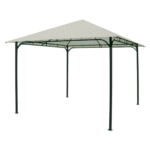 Gazebo 3x3 / 3x4 in ferro con tubolare da 40x40 mm. Colore Ecrù.