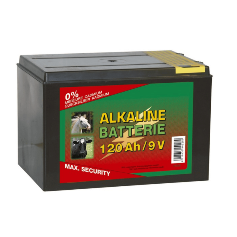 Batteria 9 Volt 120 e 170 Ah per recinzioni elettriche