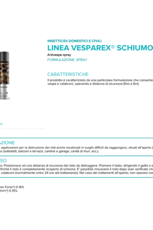 Insetticida vespe schiumogeno spray 6 mt