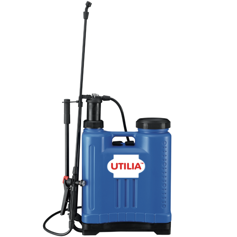 Pompa a spalla irroratrice 15 lt con manometro Utilia