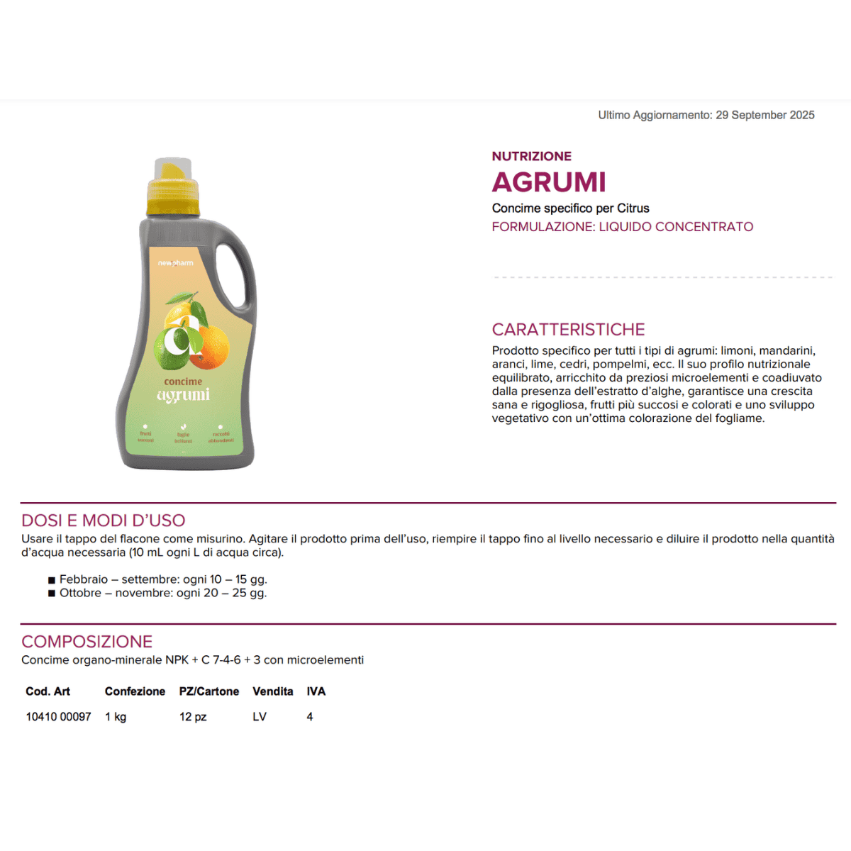 concime-agrumi-liquido-1-kg-newpharm-scheda-tecnica-alfaworld - Alfaworld Concime liquido per agrumi in formato da 1 kg