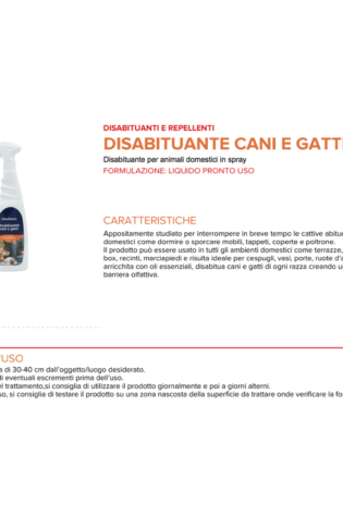 Disabituante gatti e cani Newpharm Garden Scheda Alfaworld