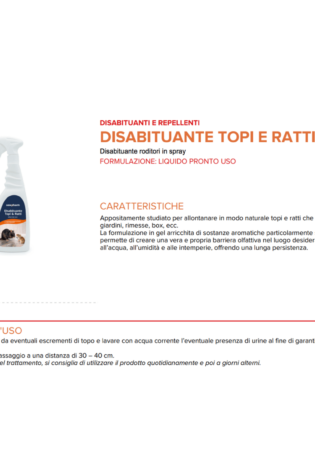 Disabituante topi e ratti Newpharm Garden Scheda Alfaworld