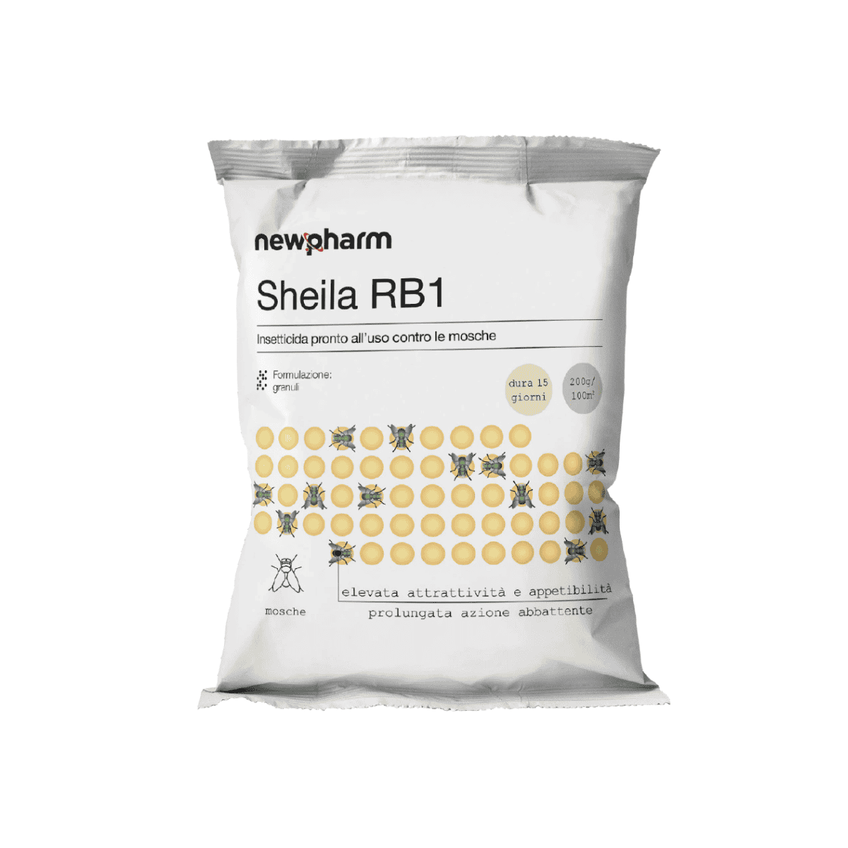 insetticida-mosche-granulare-sheila-newpharm-alfaworld - Alfaworld Insetticida mosche granulare concentrato Sheila RB1 Newpharm