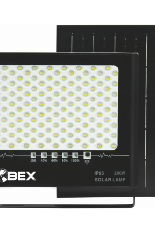 Pannello solare con faretto Led 200 W Alfaworld