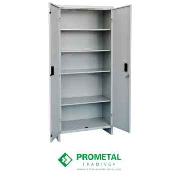 Armadio metallo con 4 ripiani Prometal Alfaworld