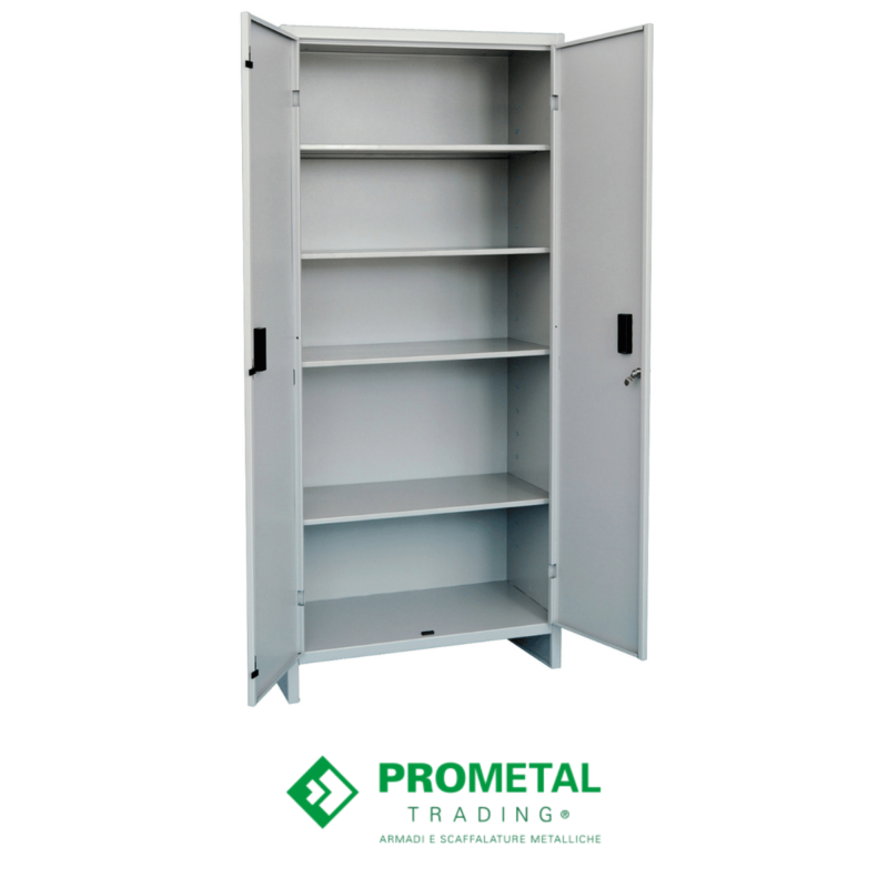 Armadio metallo con 4 ripiani Prometal Alfaworld