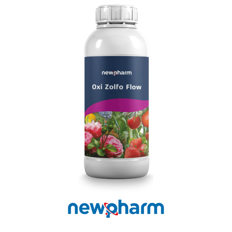 Concime a base di rame e zolfo Oxi zolfo flow Newpharm Alfaworld