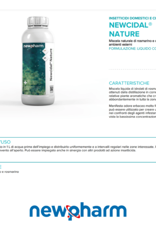 Repellente naturale contro insetti Newcidal Nature 1 litro Alfaworld