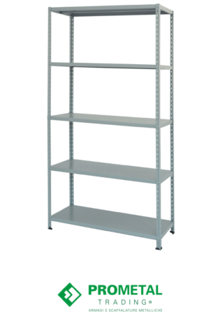 Scaffale in metallo cm 100x40x200 h Prometal Alfaworld