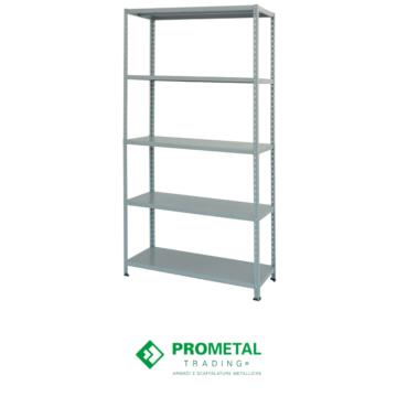 Scaffale in metallo cm 100x40x200 h Prometal Alfaworld