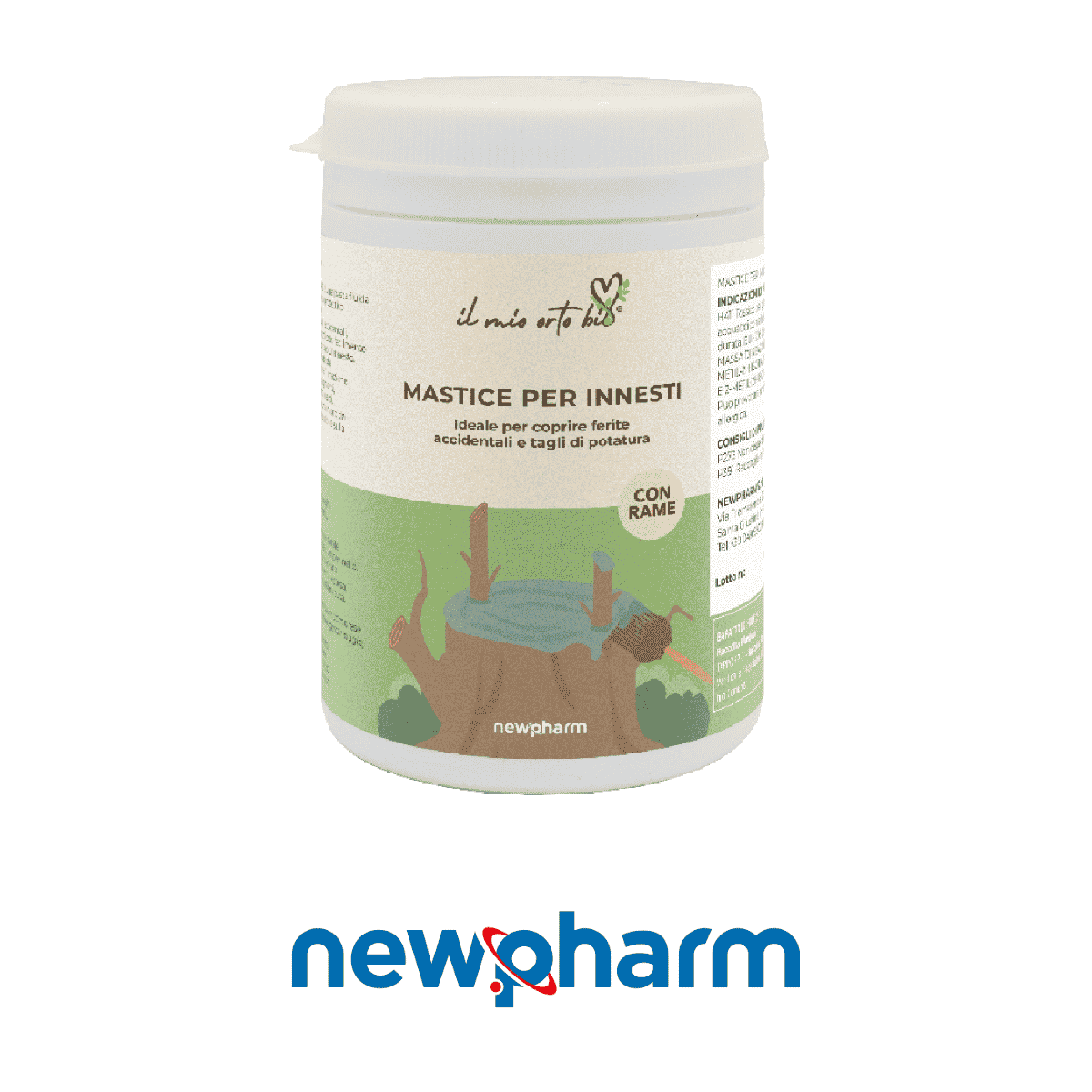 mastice-per-innesti-con-rame-newpharm-alfaworld - Alfaworld Mastice innesti con rame Newpharm 500 gr